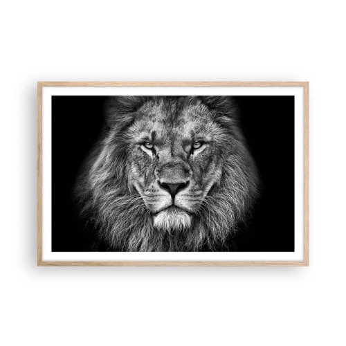 Plakat w ramie jasny dąb - W stroju koronacyjnym - 91x61 cm