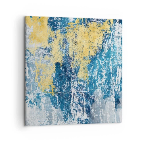 Obraz na płótnie - Abstrakcja pełna pogody - 50x50 cm