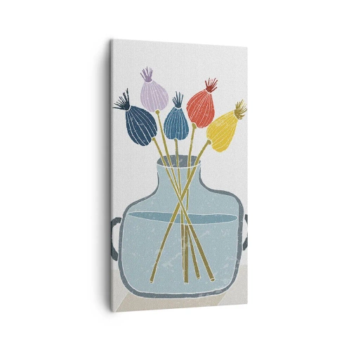 Obraz na płótnie - Jak makiem zasiał - 45x80 cm