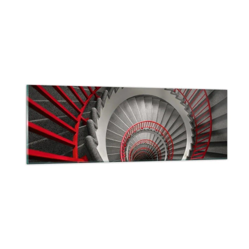 Obraz na szkle - Zabawy architektury - 90x30 cm