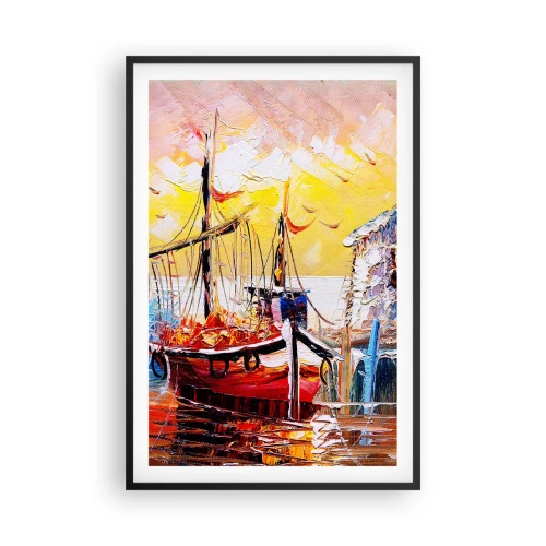 Plakat w czarnej ramie - Szczęśliwy powrót - 61x91 cm