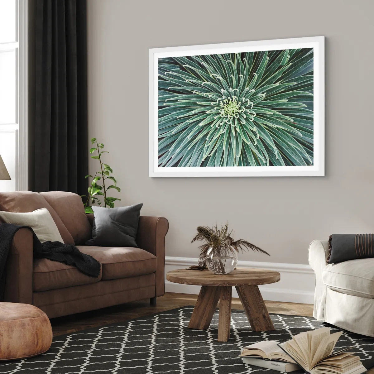 Plakat w białej ramie - Narodziny gwiazdy - 91x61 cm