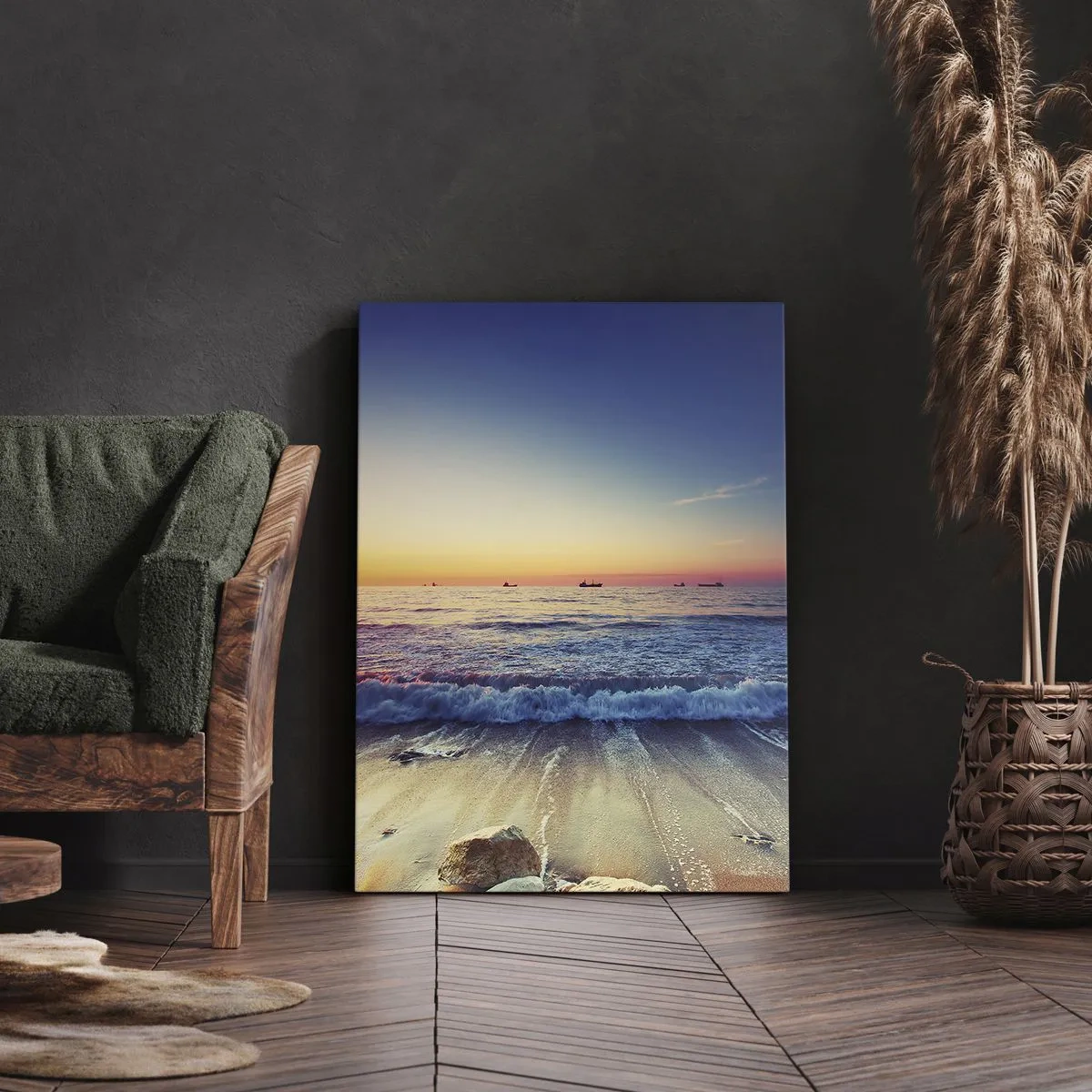 Obraz na płótnie - A co za horyzontem? - 45x80 cm