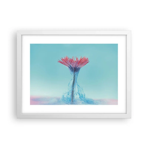 Plakat w białej ramie - W ożywczym objęciu - 40x30 cm