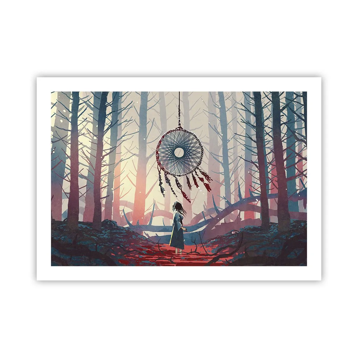 Plakat - Tajemny rytuał szczęścia - 70x50 cm