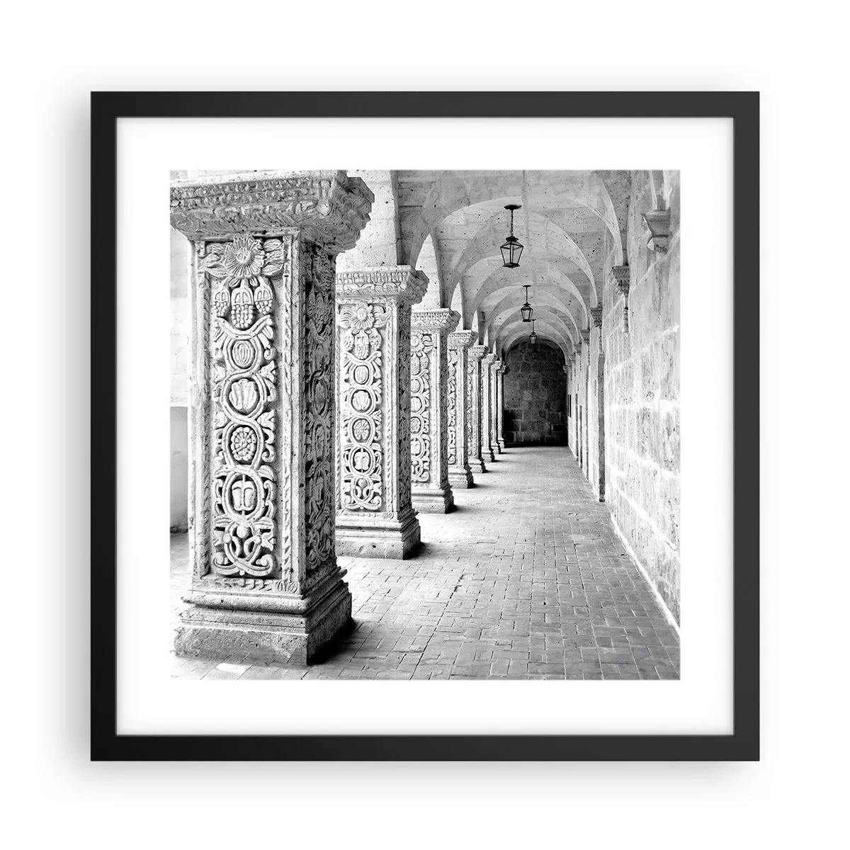 Plakat w czarnej ramie - A dokąd to…? - 40x40 cm