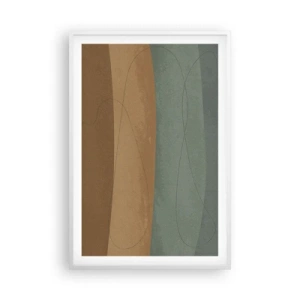 Plakat w białej ramie - Kompozycja horyzontalna - 61x91 cm