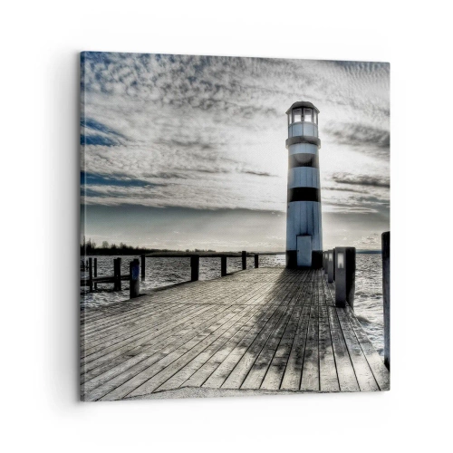 Obraz na płótnie - Żeglarze, czekam na was - 60x60 cm