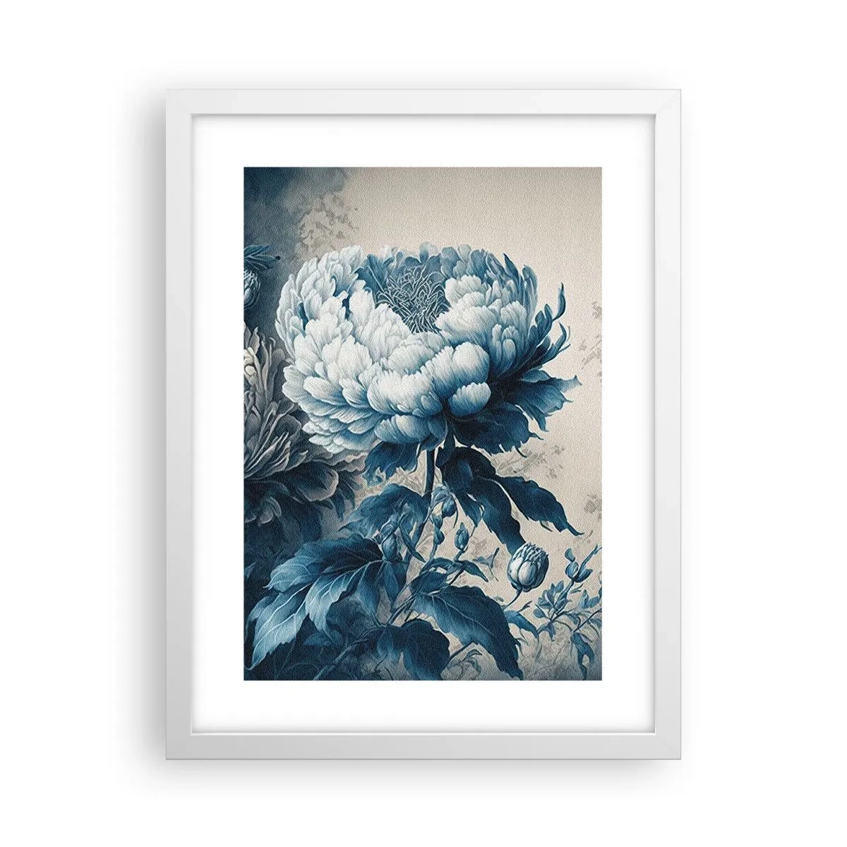 Plakat w białej ramie - Dobrana para - 30x40 cm