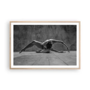 Plakat w ramie jasny dąb - Symetria odnaleziona - 91x61 cm