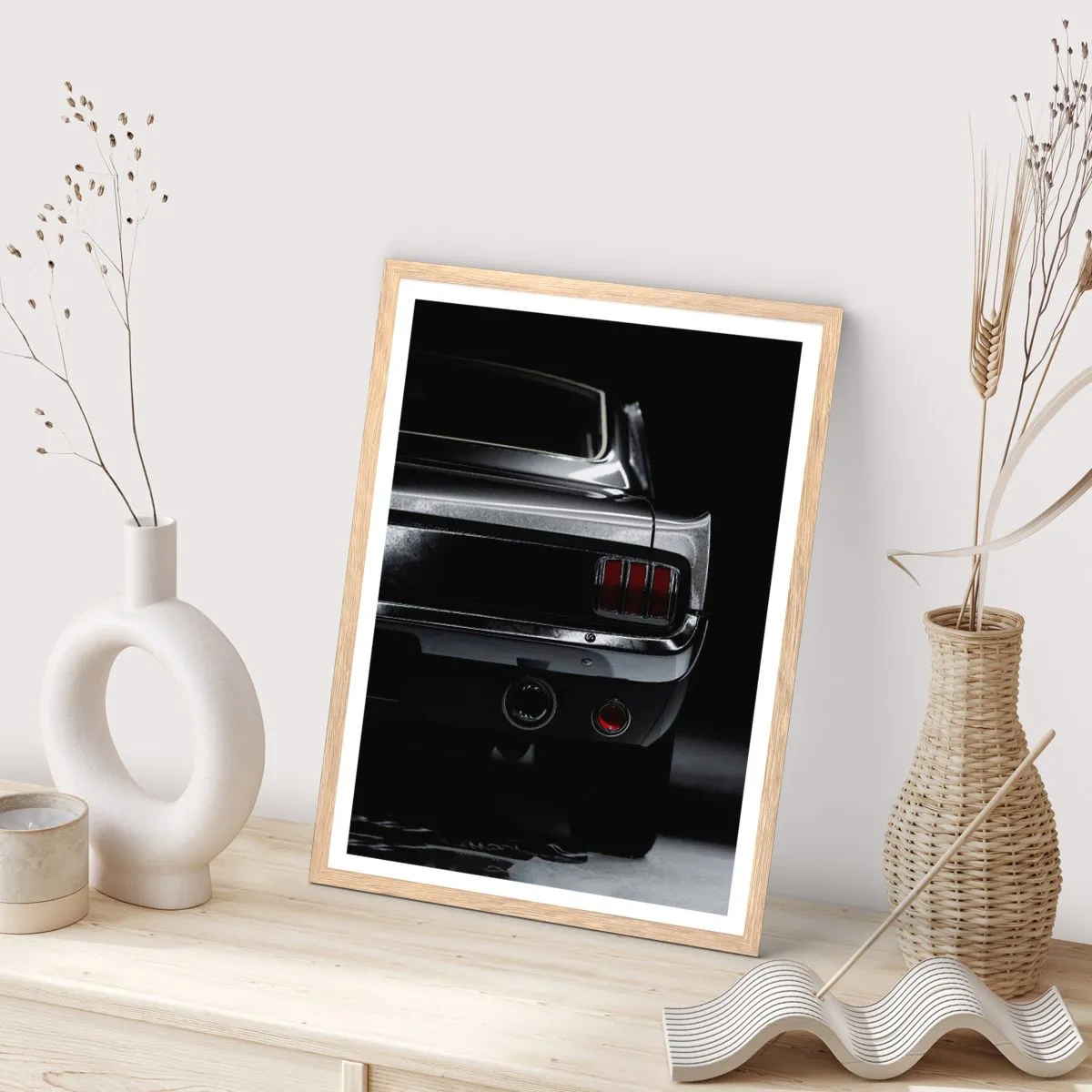 Plakat w ramie jasny dąb - Czar klasyki - 50x70 cm