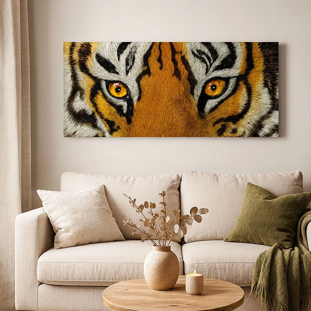 Obraz na płótnie - Groźny i piękny - 100x40 cm