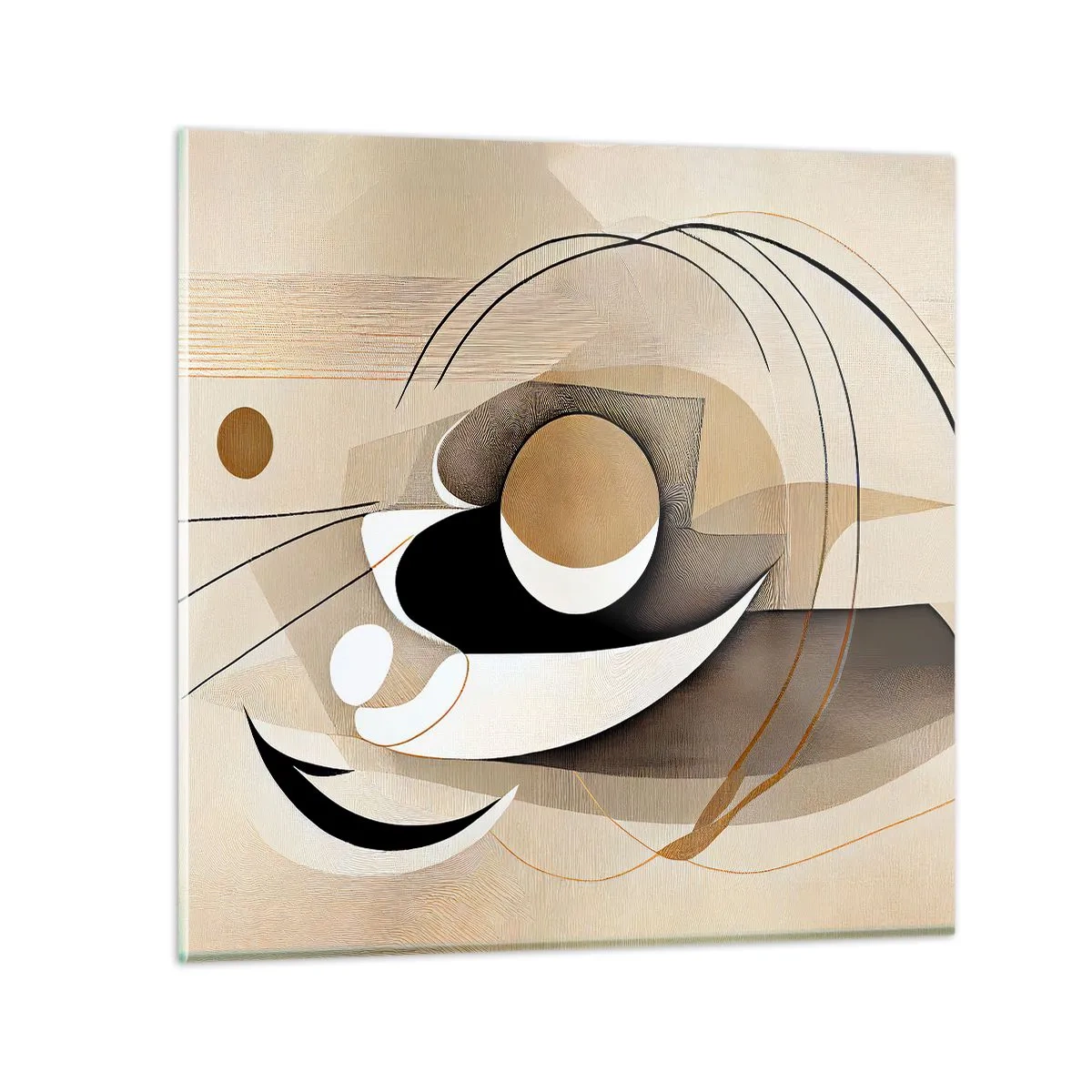 Obraz na szkle - Kompozycja: istota rzeczy - 30x30 cm