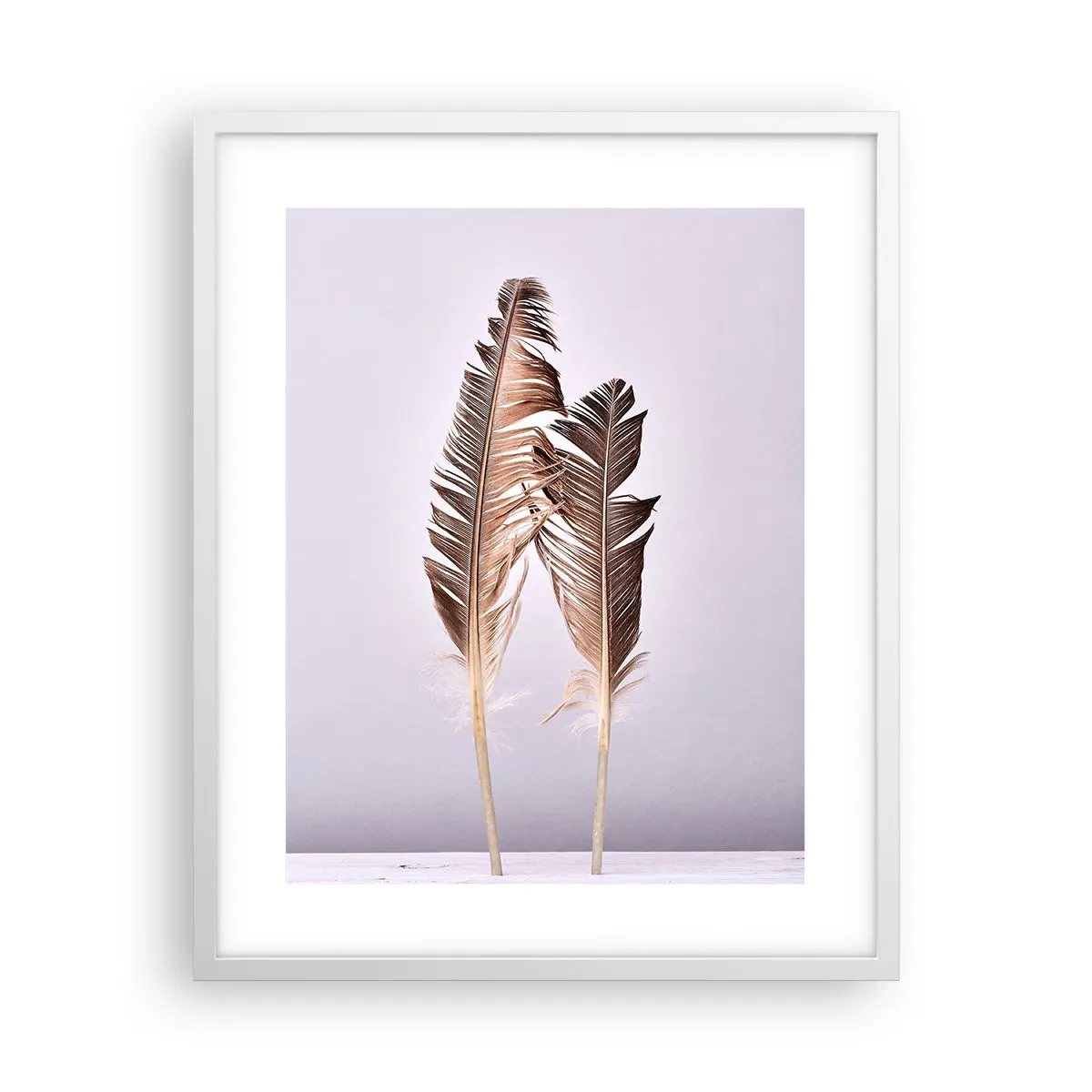 Plakat w białej ramie - Przeciw nicości - 40x50 cm