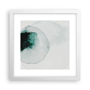 Plakat w białej ramie - W kropli wody - 30x30 cm