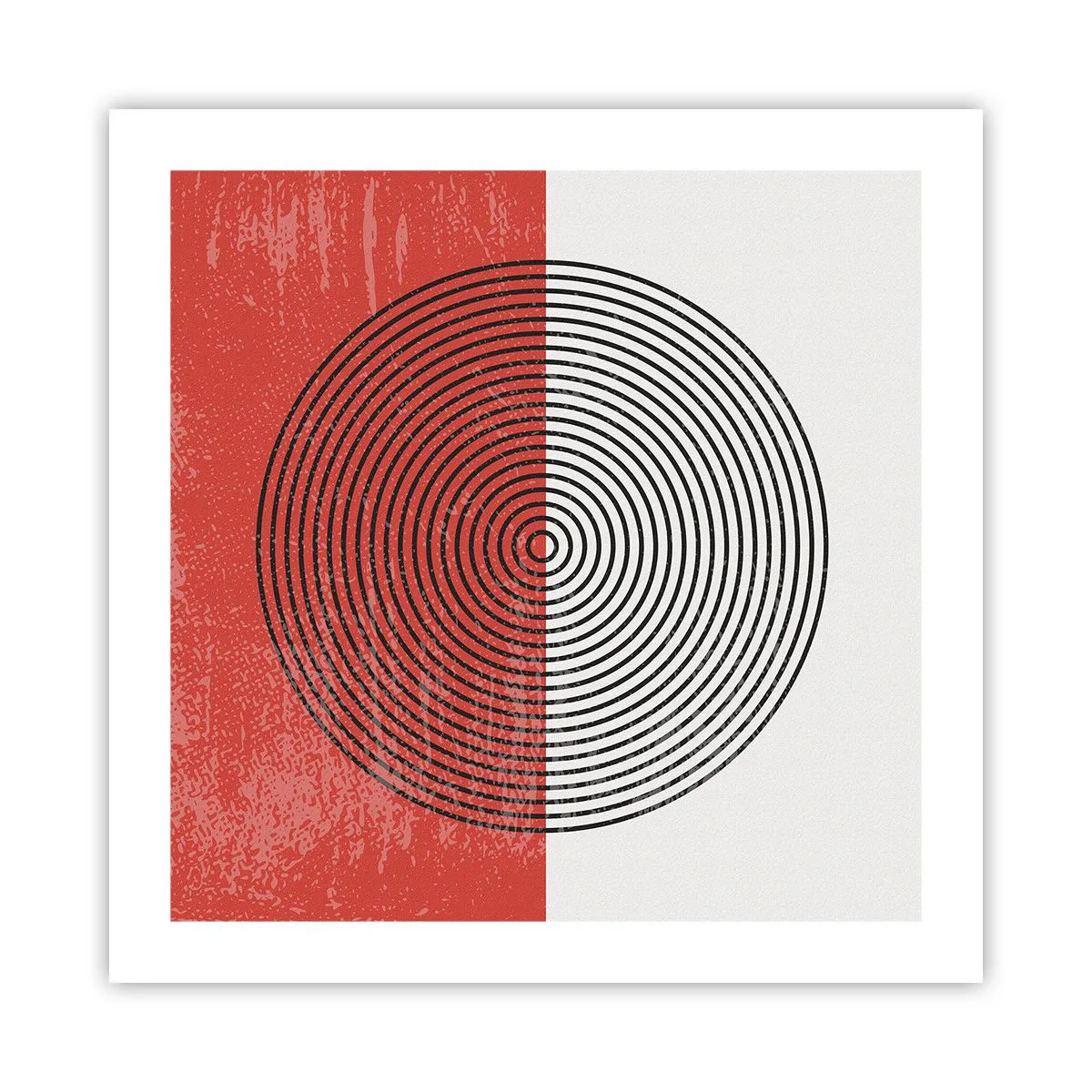 Plakat - W samo sedno - 50x50 cm