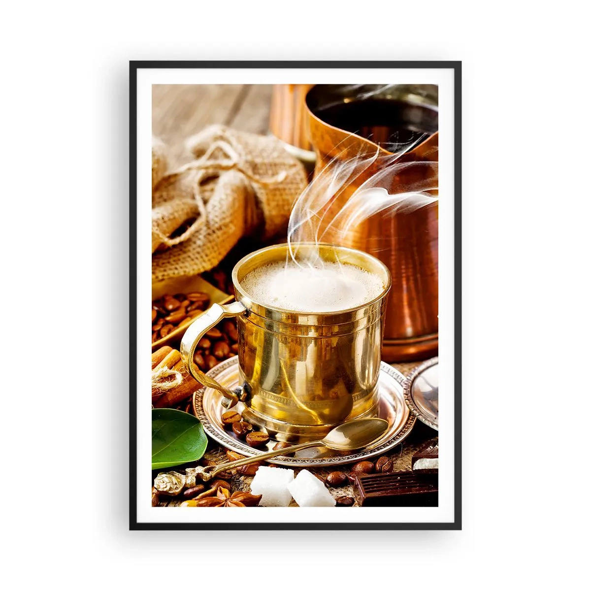 Plakat w czarnej ramie - Miłego dnia! - 70x100 cm