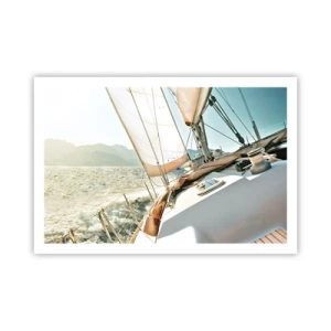 Plakat - Pod pełnymi żaglami - 91x61 cm