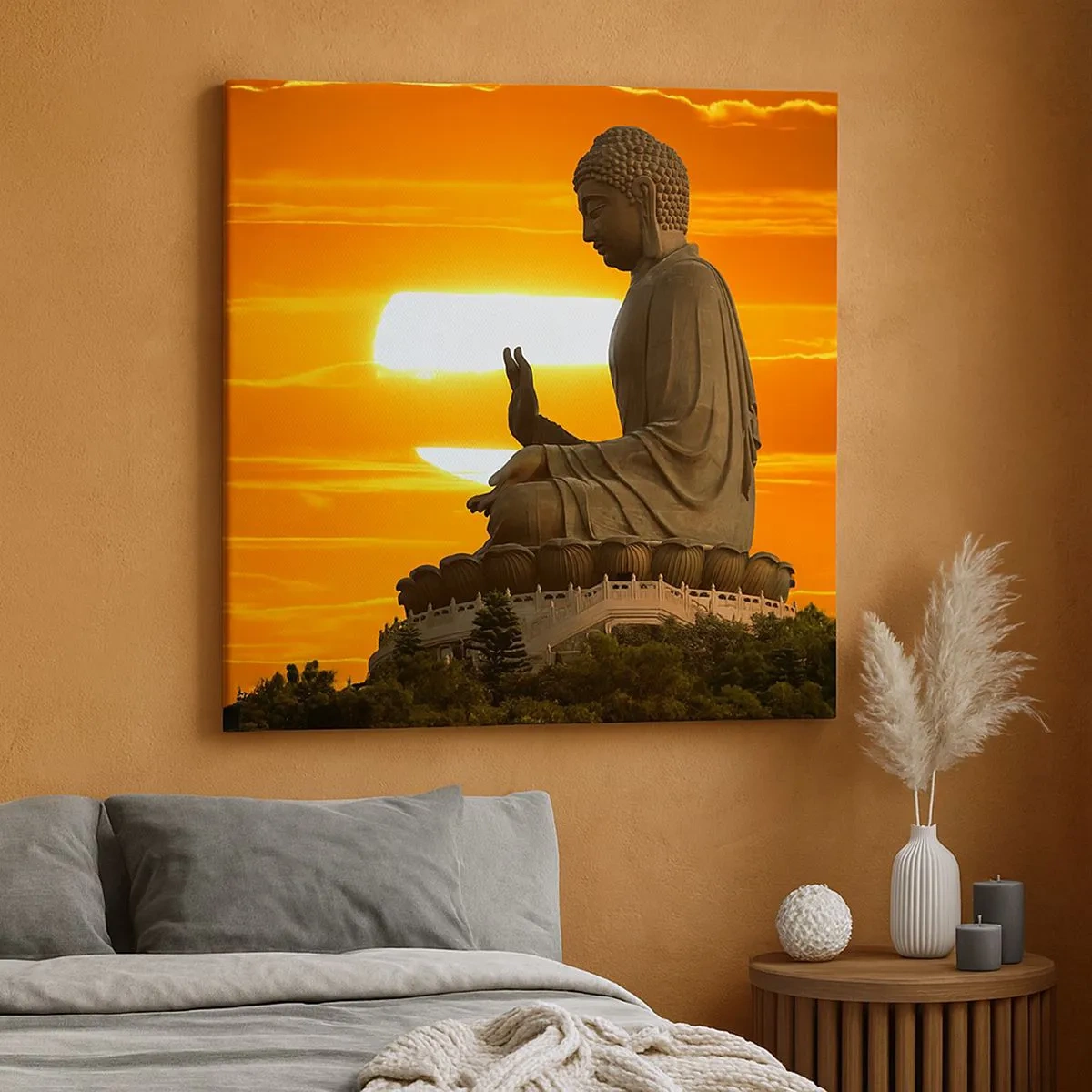 Obraz na płótnie - Bez strachu przed światem - 30x30 cm