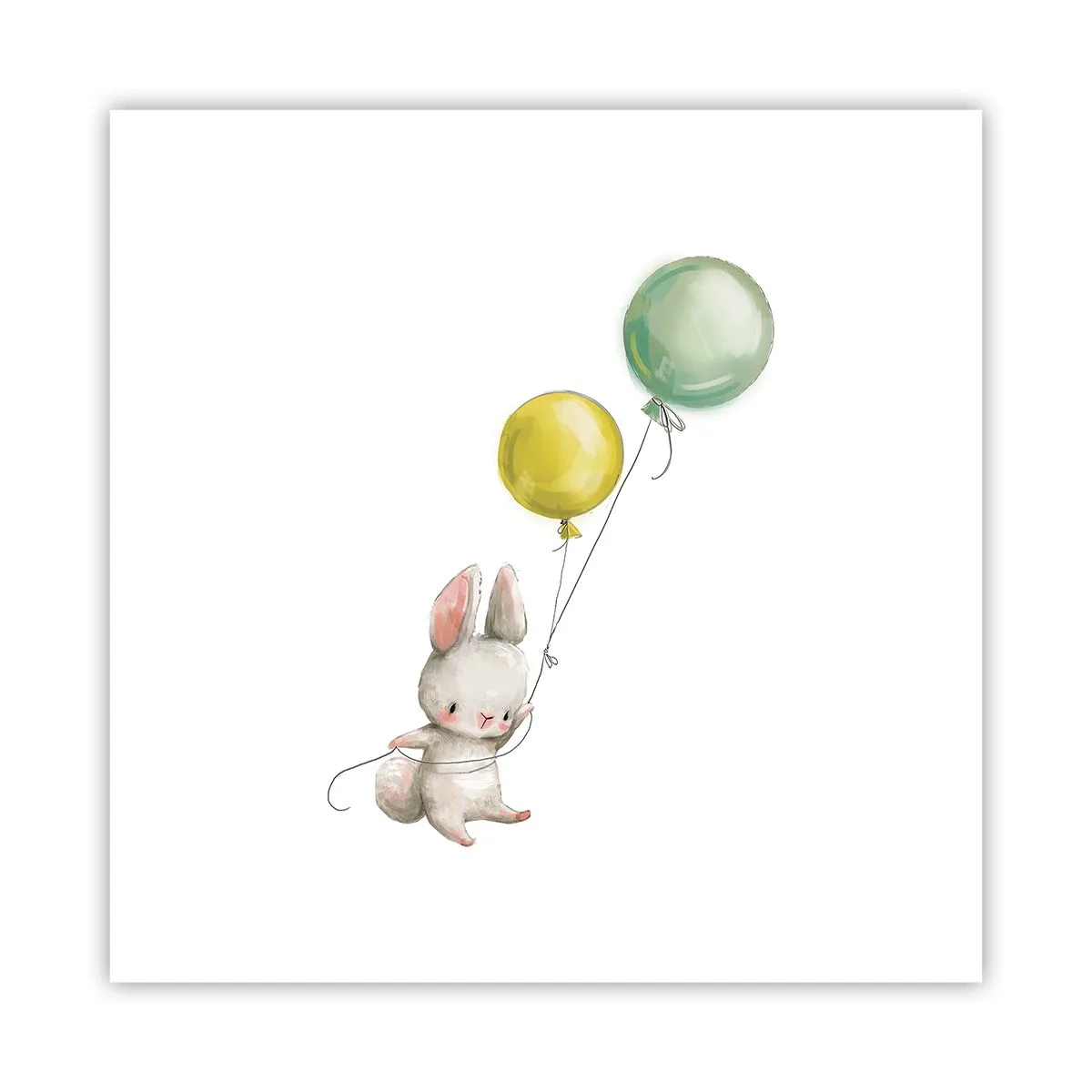 Plakat - Też polecę! - 30x30 cm