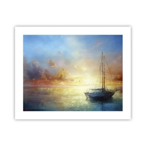 Plakat - W złotej zatoce - 50x40 cm