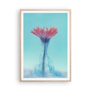 Plakat w ramie jasny dąb - W ożywczym objęciu - 70x100 cm