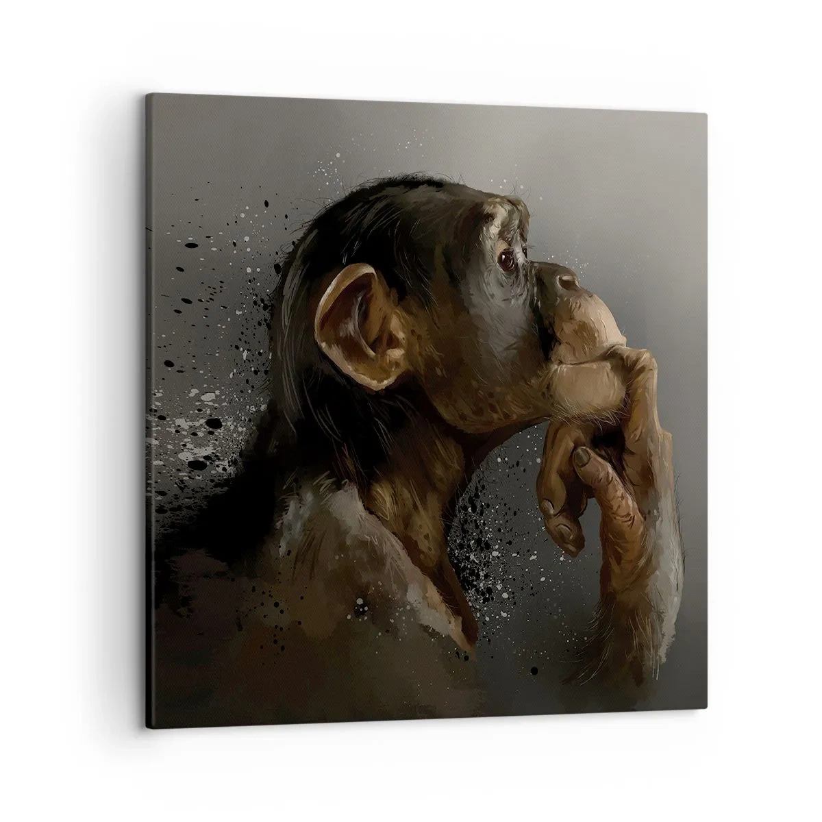 Obraz na płótnie - Z pewnością myśliciel - 50x50 cm