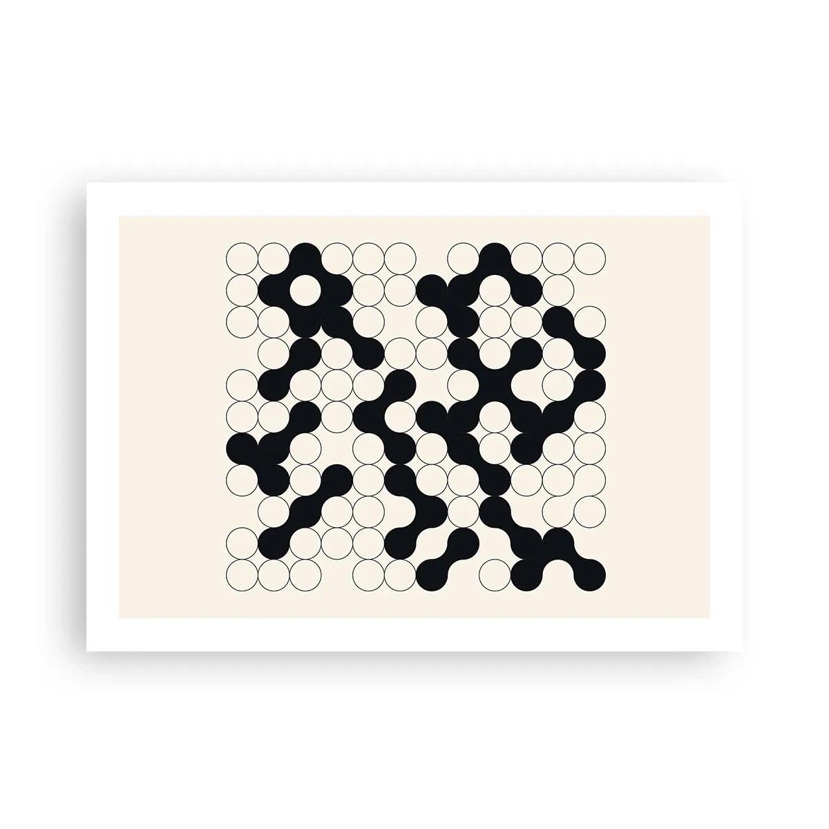 Plakat - Chińska gra – wariacja - 70x50 cm