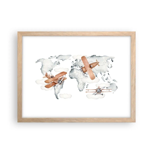 Plakat w ramie jasny dąb - W pionierskim duchu - 40x30 cm