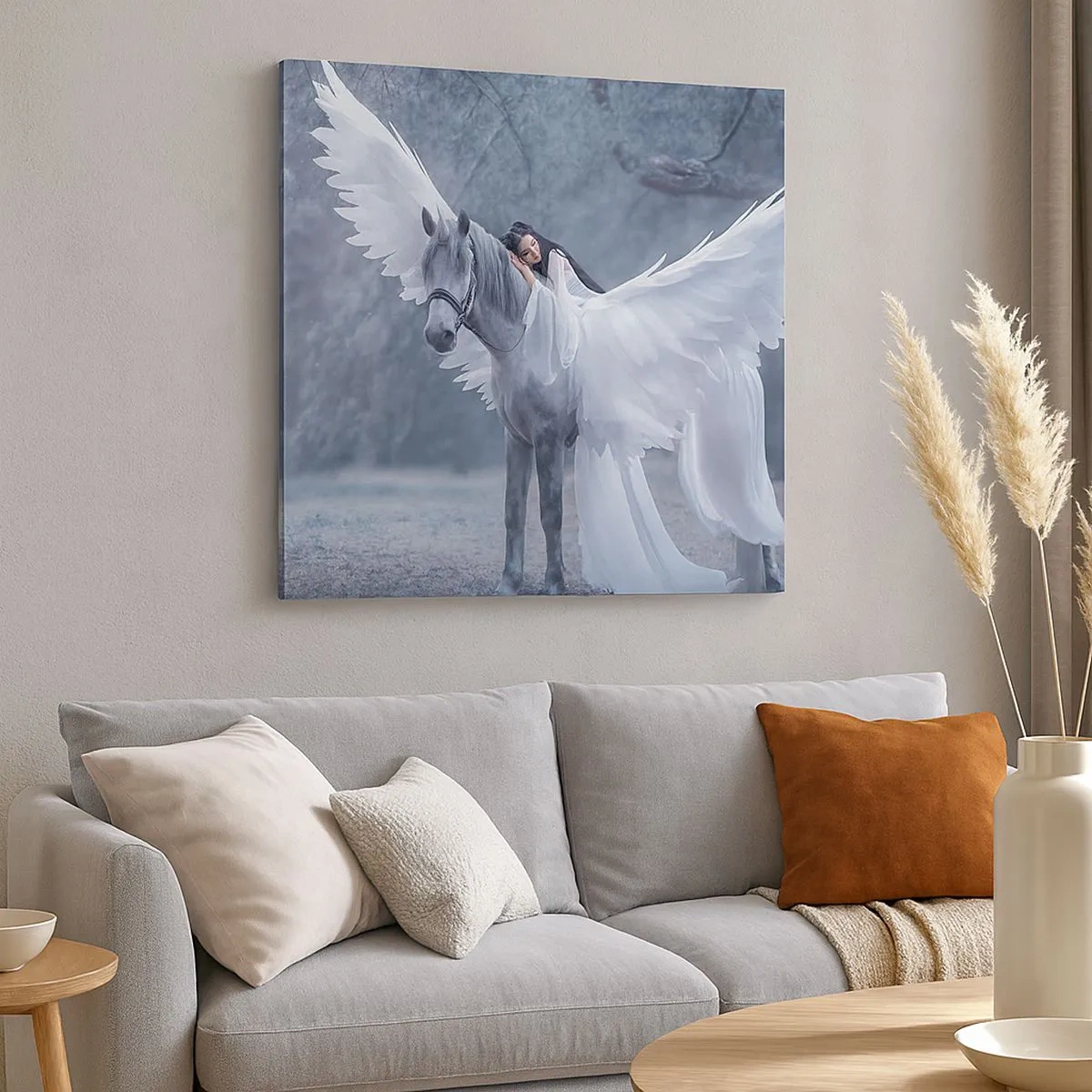 Obraz na płótnie - Natchniona chwila - 30x30 cm