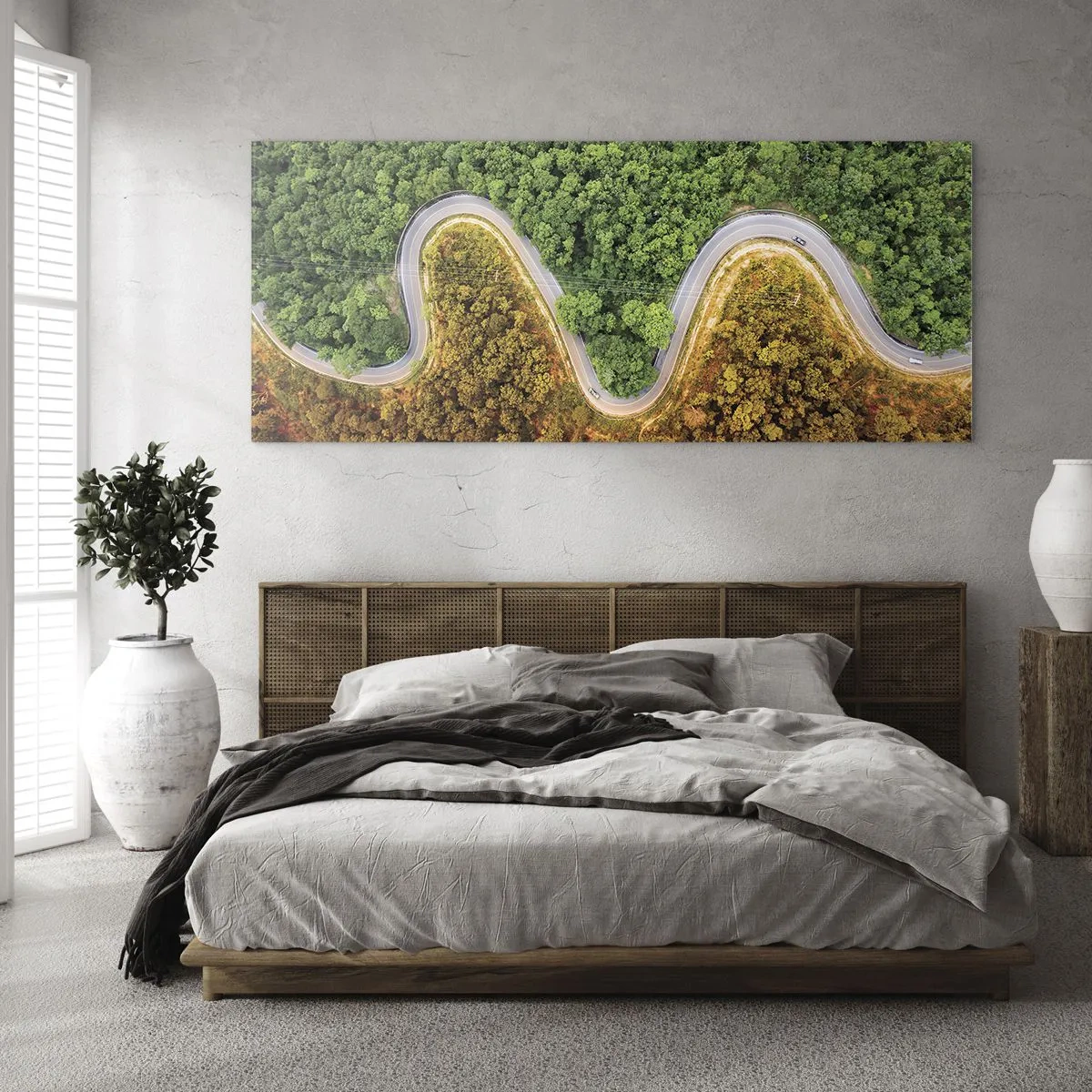Obraz na szkle - Granice i przełomy - 100x40 cm