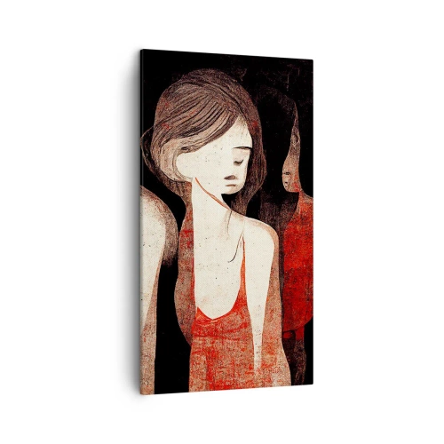 Obraz na płótnie - Madonny z ciemności - 45x80 cm