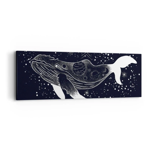 Obraz na płótnie - W oceanie wszechświata - 90x30 cm