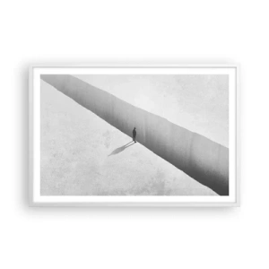 Plakat w białej ramie - Jasny cel - 91x61 cm