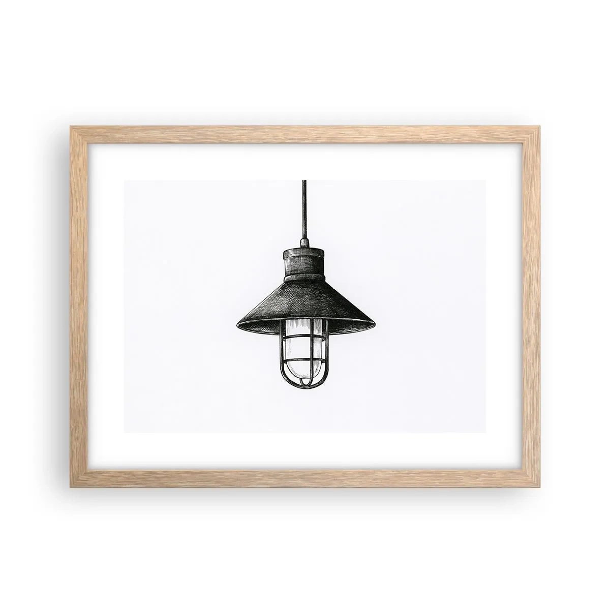 Plakat w ramie jasny dąb - Jak przed laty… - 40x30 cm