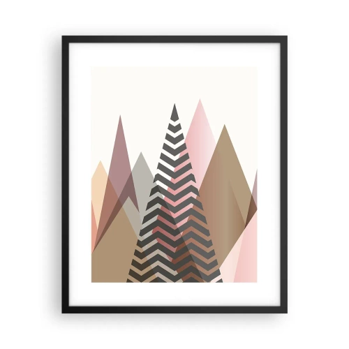 Plakat w czarnej ramie - Piramidalny widok - 40x50 cm