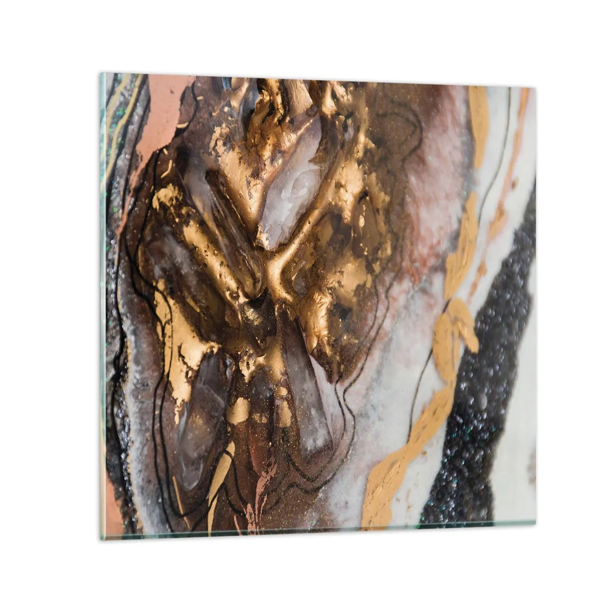 Obraz na szkle - Żywioł ziemi - 30x30 cm