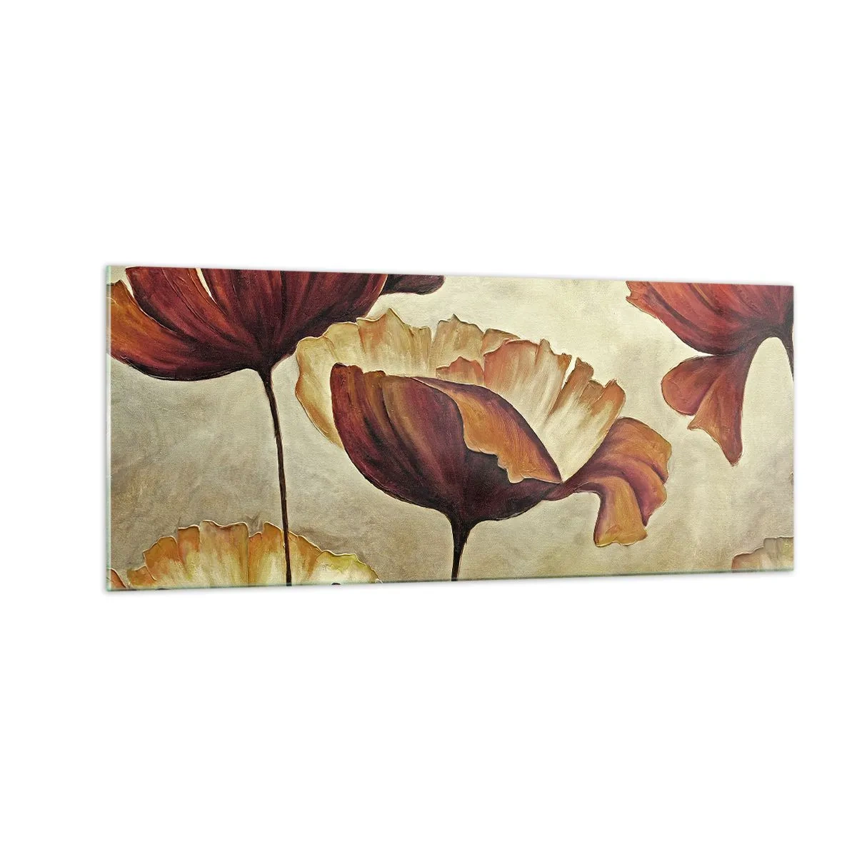 Obraz na szkle - Łąki łan - 100x40 cm