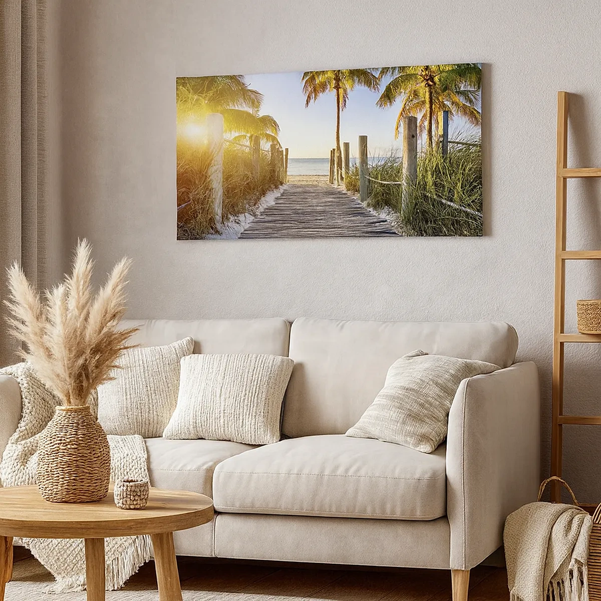 Obraz na płótnie - Prosto do raju - 30x30 cm