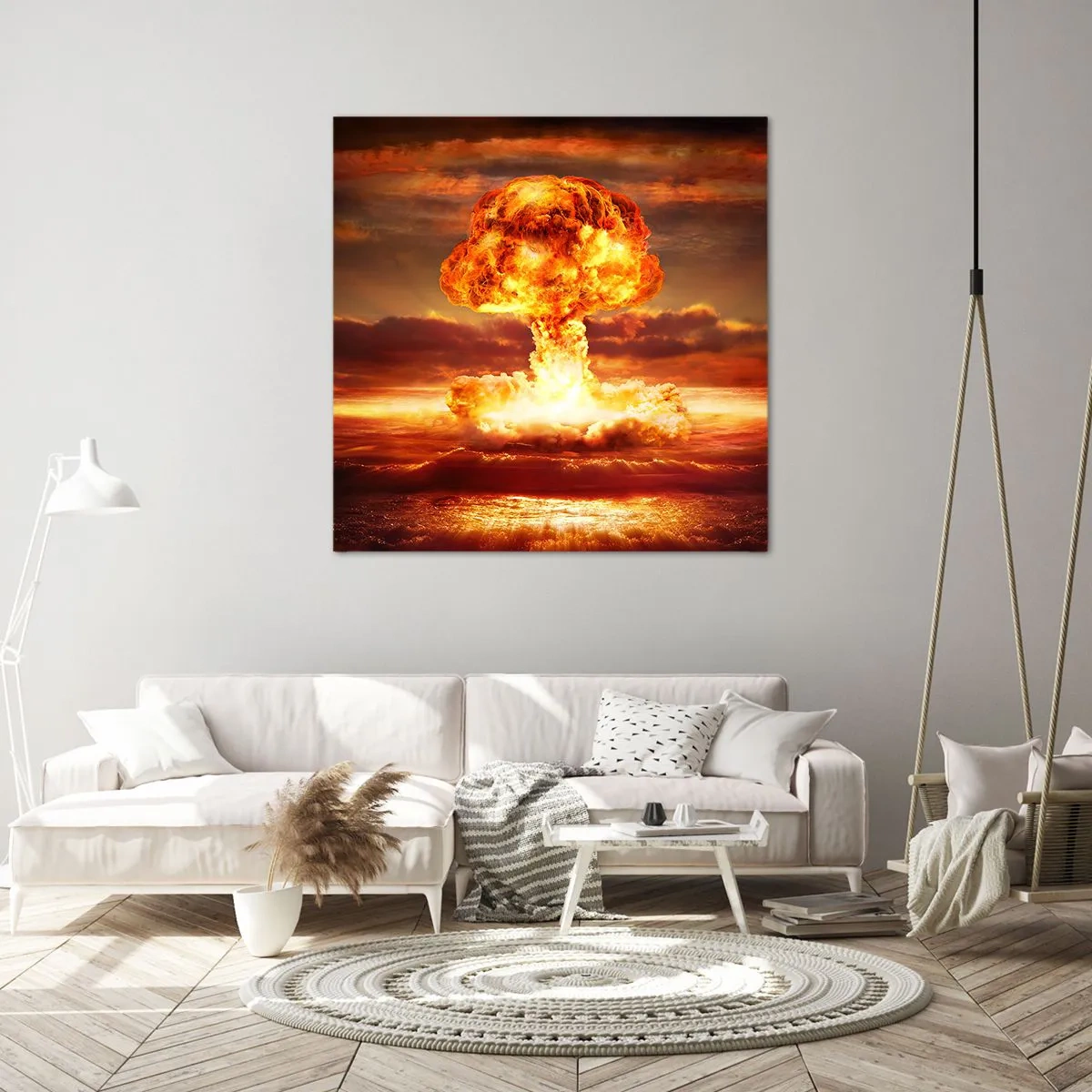 Obraz na płótnie - I stanie się koniec - 60x60 cm