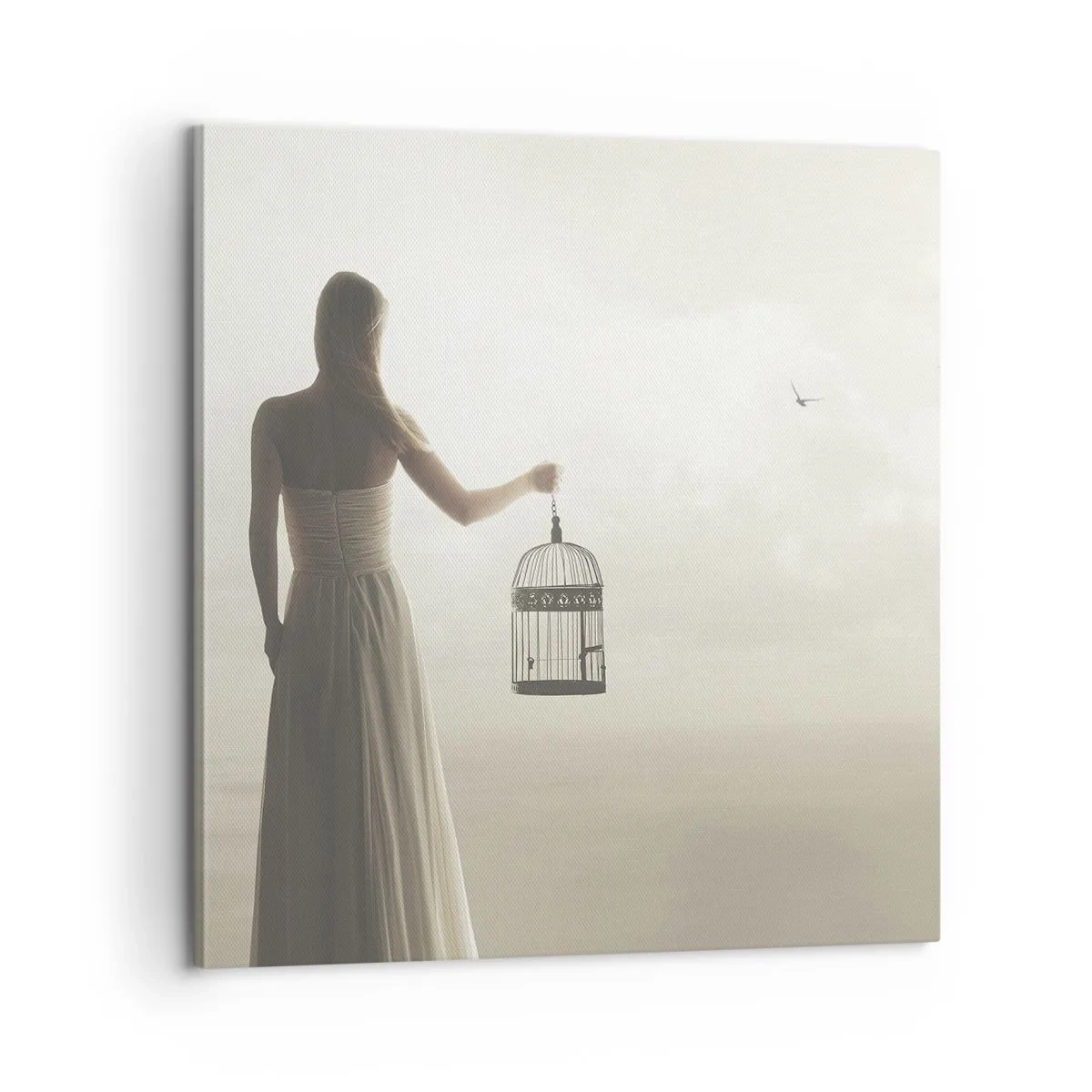 Obraz na płótnie - Bądź wolna - 60x60 cm