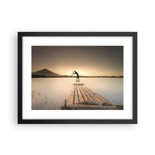 Plakat w czarnej ramie - Przed spoczynkiem - 40x30 cm