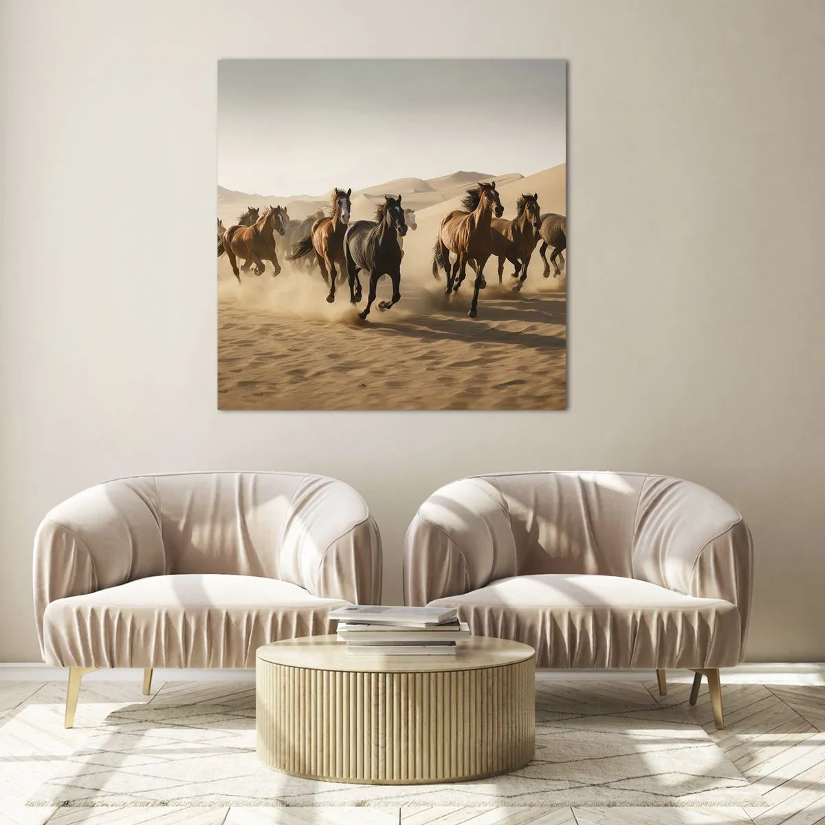 Obraz na szkle - Wolne jak wiatr - 50x50 cm