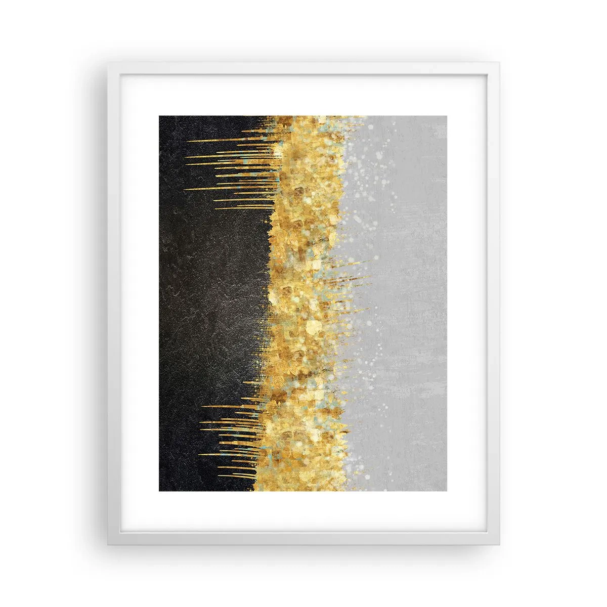 Plakat w białej ramie - W głąb i ku górze - 40x50 cm