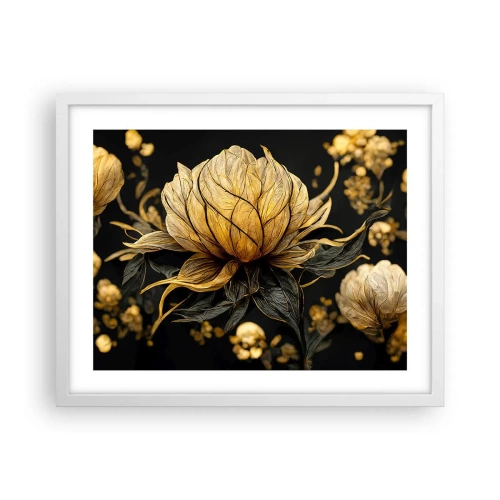 Plakat w białej ramie - Subtelna kruchość - 50x40 cm