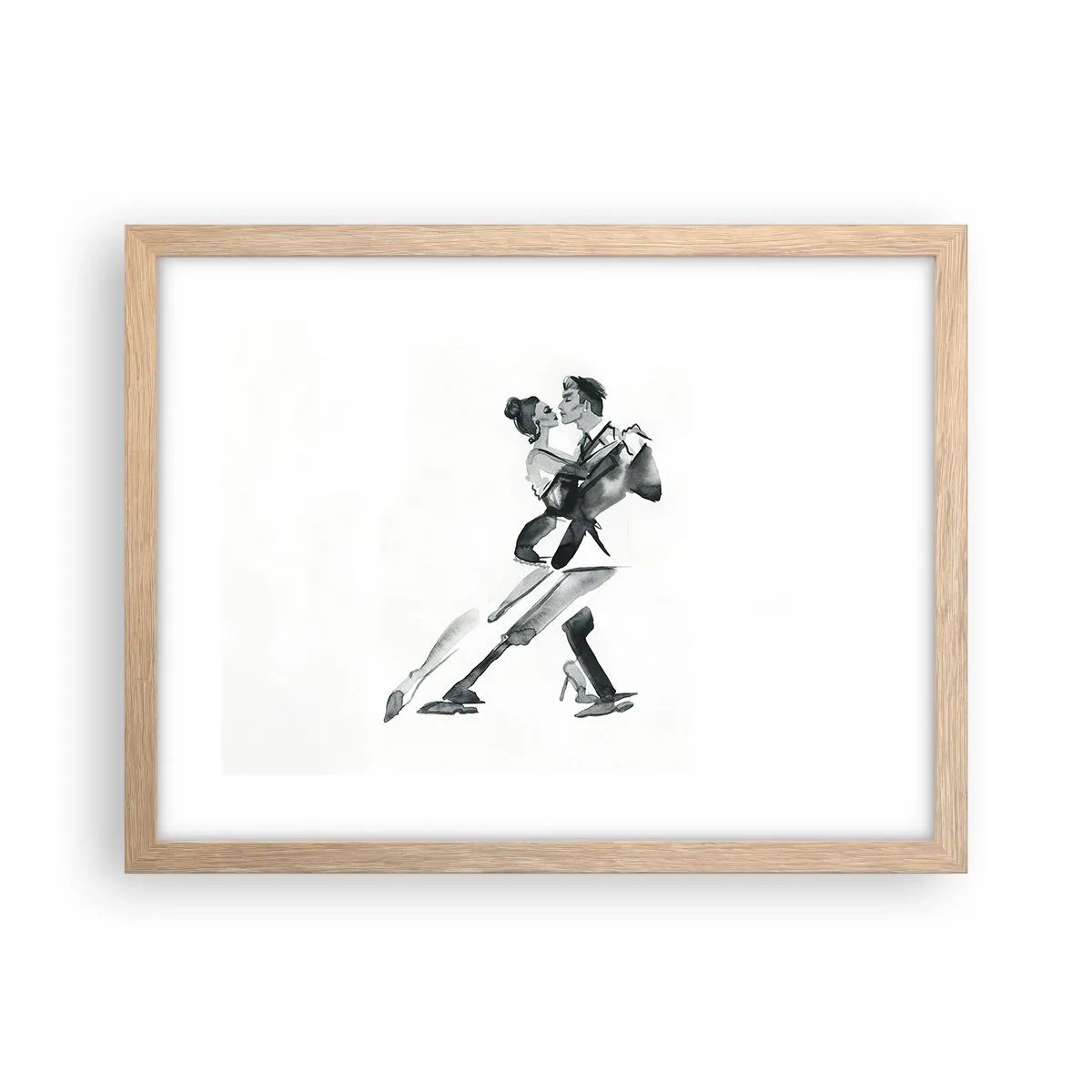Plakat w ramie jasny dąb - W jednym rytmie - 40x30 cm