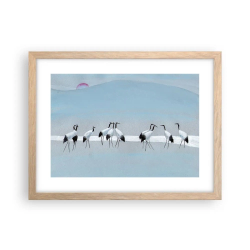 Plakat w ramie jasny dąb - Po gorącym dniu - 40x30 cm
