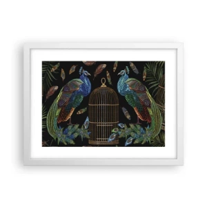 Plakat w białej ramie - W królewskich szatach - 40x30 cm