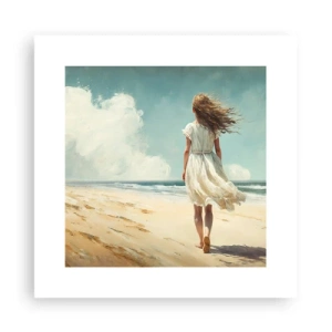 Plakat - Na spotkanie słońca i wiatru - 30x30 cm