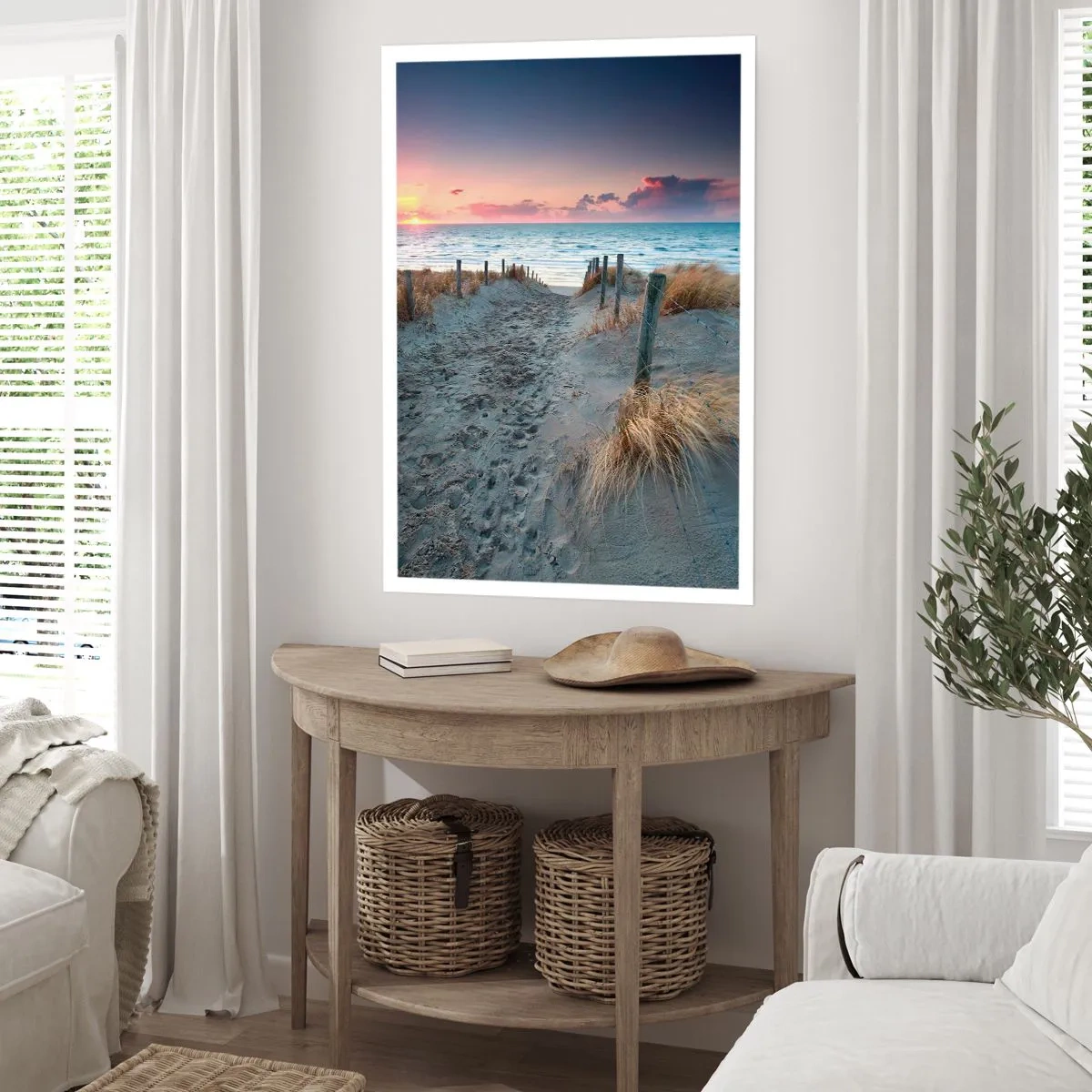 Plakat - Rozlałeś tęczę blasków promienistą… - 30x40 cm
